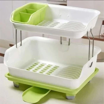 2 Tier Plastic Dish Rack