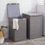 Cotton Laundry Basket with Cover