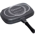 Dessini Granite Marble Non-Stick Double Grill Pan