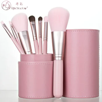 High End Professional Makeup Brushes Set with Leather Bucket