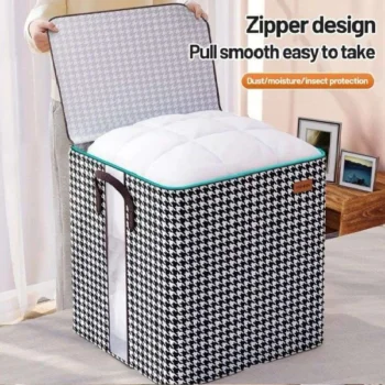New Hot Houndstooth Clothes Quilt Bins