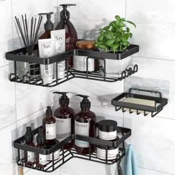 3 Piece Corner Shower Caddy Set