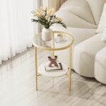 Stone Plate Side Table