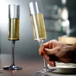 Elegant Crystal Champagne Glass Flutes