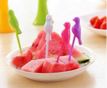 Birdie 6pcs Fruit Pick Forks Set