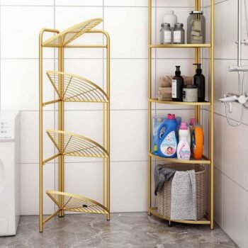 4Tier Foldable Corner Shelf