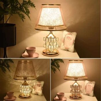 European Crystal Table Lamp