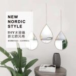 3 in 1 Tear Drop Wall Mirrors Set