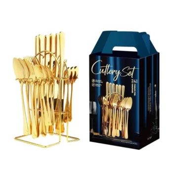 24PC Cutlery Set (GOLD COLOUR)