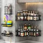 5pcs Set Triangular Shower Caddy
