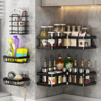 5pcs Set Triangular Shower Caddy