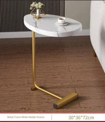 Exquisite High Quality Oval Shaped Side Table 