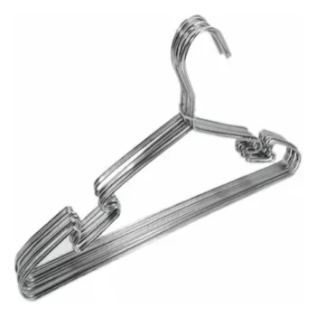 10 Pcs Stainless Steel Wire Coat Hangers