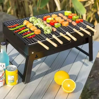 Foldable Portable Barbecue Charcoal Grill