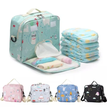 Multifunctional Fashion diaper baby shoulder bag