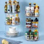 3-Layer 360° Rotation Cabinet Turntable Organizer/Lazy Susan