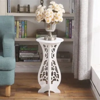 Quartered Decor/Coffee/Flower Table with Place Mat