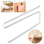White or Black Under-Shelf Paper Towel Holder