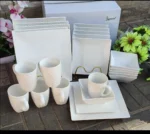 24pc Square Dinner Set