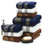 3 Piece Cotton Bath Towel Set