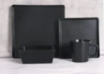 Black Dinner Set
