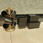 Black Dinner Set