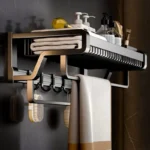 Towel Rack with Hooks