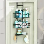 Drill-Free Bathroom Shelf