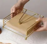 Luxury Metallic Serviette Holder