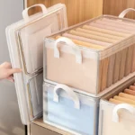 Transparent Fabric Closet Organizer