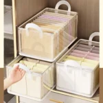 Transparent Fabric Closet Organizer