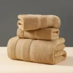 Combed Cotton Bath Towel Set