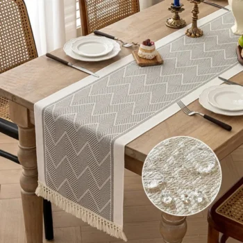 Cotton Linen Table Runner