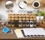 Thick glass storage jars