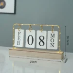 Desktop Calendar With Light