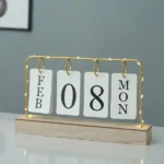 Desktop Calendar With Light