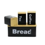 New Design Bread Bin and 3 Canister Set 1 Bread Bin and 3 Canister Set