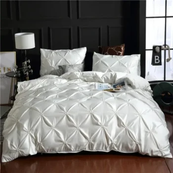 Pinch Pleat Pintuck Duvet Cover