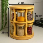 Rotating Spice Bamboo Tabletop