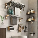 Bath Towel Storage Rack Set