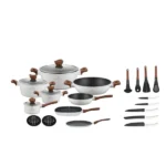 23PC Edenburg Cookware Set