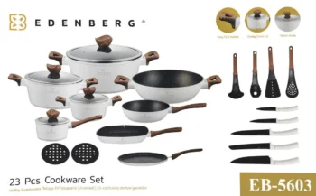 23PC EDENBERG Cookware Set